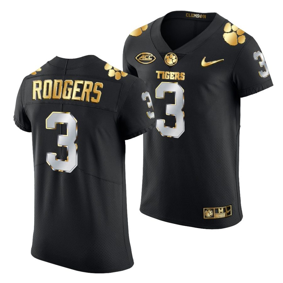 amari rodgers black golden edition clemson tigers jersey