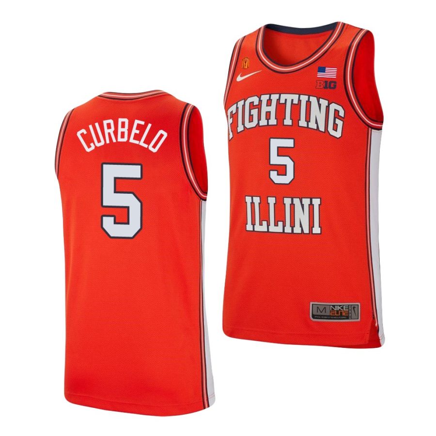 andre curbelo orange college basketball men's jersey