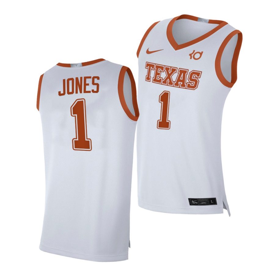 andrew jones white alumni player texas longhorns jersey