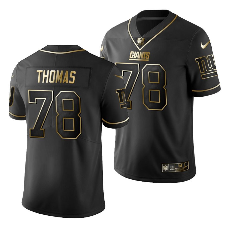 andrew thomas black 2020 nfl draft men's jersey