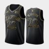 andrew wiggins black golden edition men's jersey