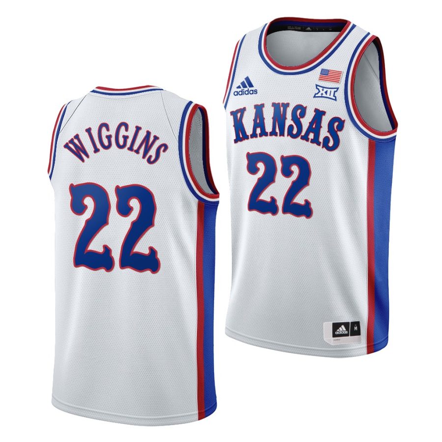 andrew wiggins white 1990s throwback men's jersey