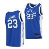 anthony davis blue college basketball men jersey