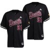 arizona state sun devils black college baseball replica jersey