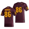 arizona state sun devils curtis hodges maroon replica men's jersey 0