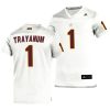 arizona state sun devils deamonte trayanum white replica men's jersey