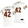 arizona state sun devils pat tillman white replica men's jersey