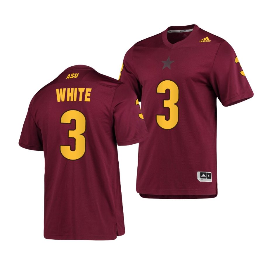 arizona state sun devils rachaad white maroon replica men's jersey 1