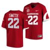 arkansas razorbacks trelon smith youth cardinal equality 2021 22 jersey