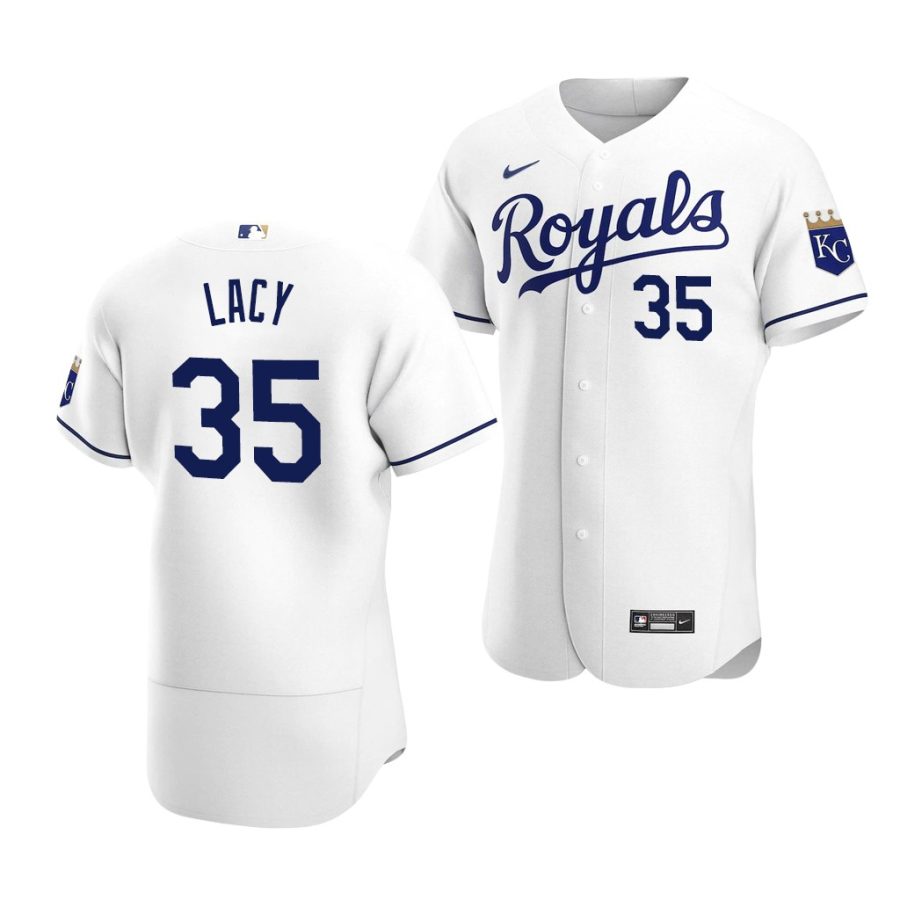 asa lacy royals 2020 mlb draft authentic home white jersey