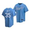 asa lacy royals 2020 mlb draft replica alternate team light blue jersey