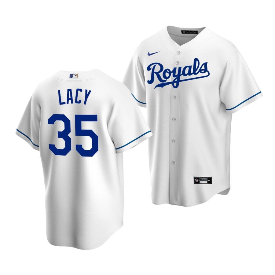 asa lacy royals 2020 mlb draft replica home white jersey