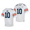 auburn tigers bo nix white replica men's jersey