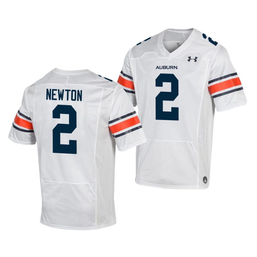 auburn tigers cam newton white replica men's jersey