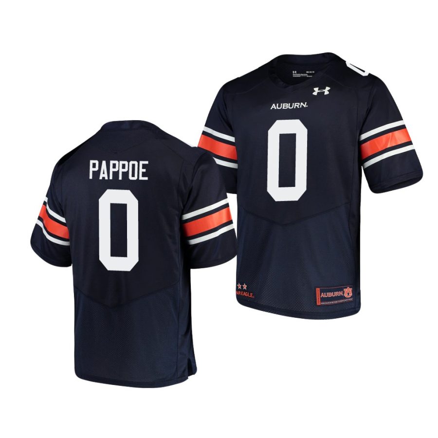 auburn tigers owen pappoe navy replica men's jersey 0