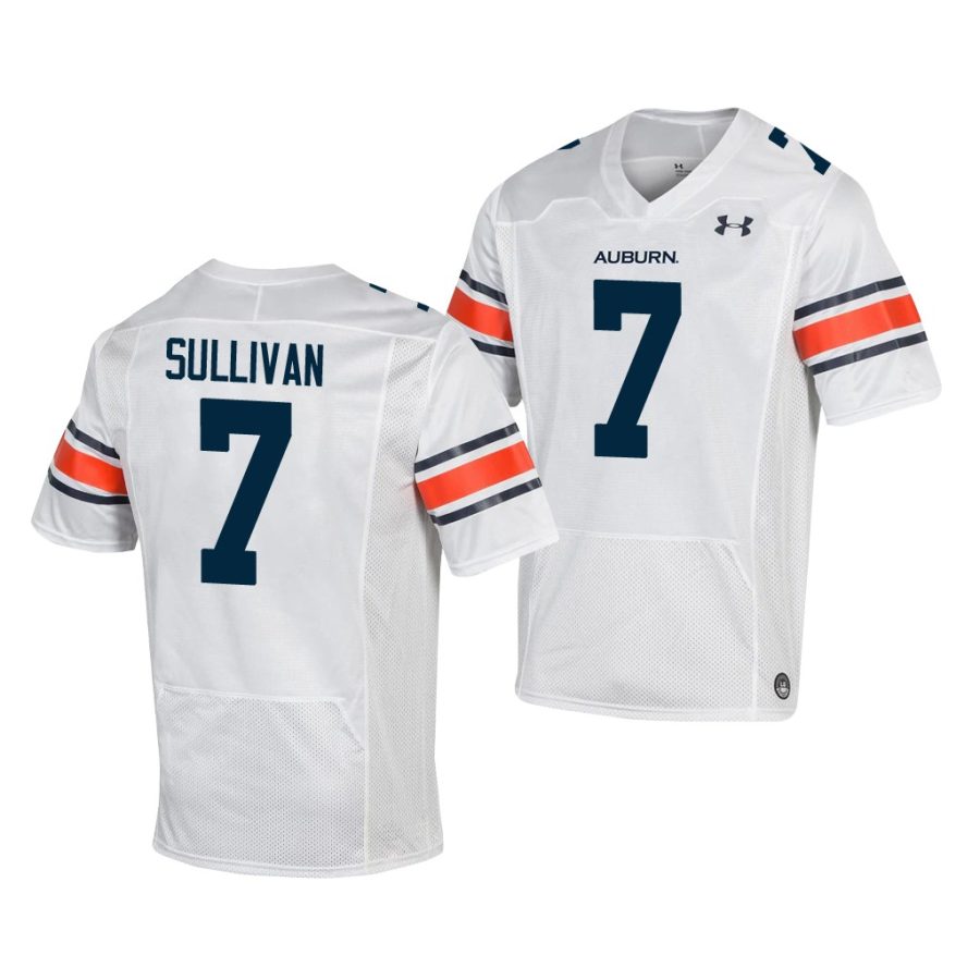 auburn tigers pat sullivan white replica men's jersey