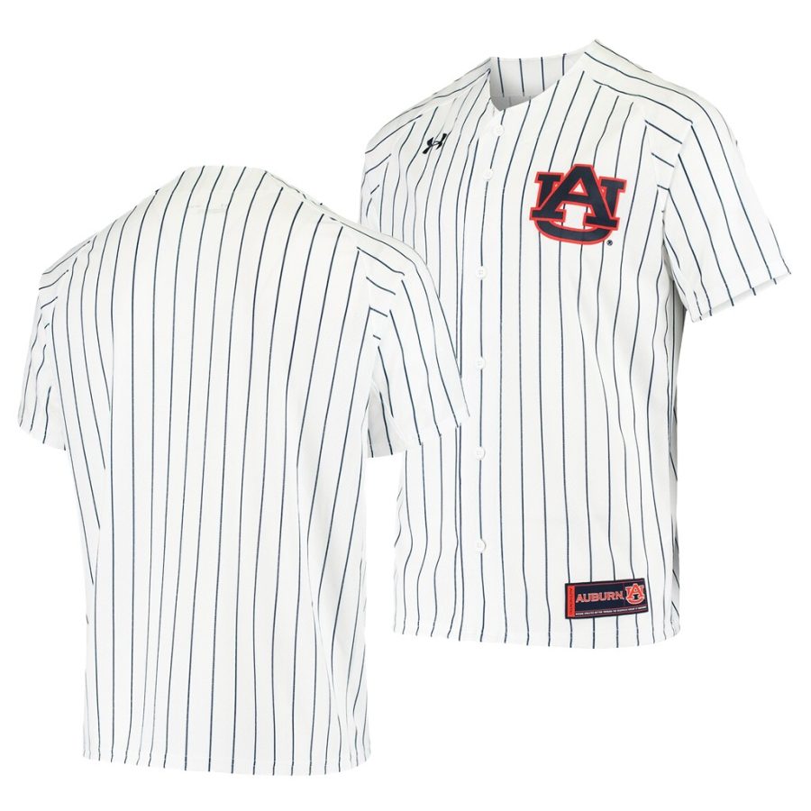 auburn tigers white college baseball replica jersey