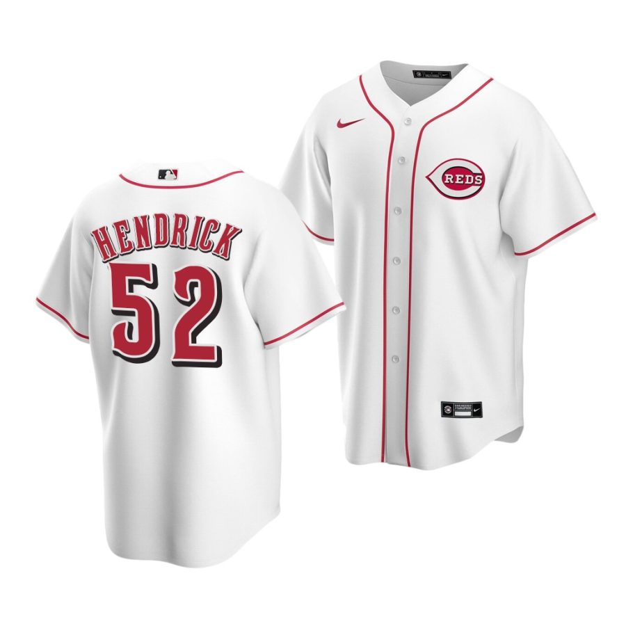 austin hendrick reds 2020 mlb draft replica home white jersey