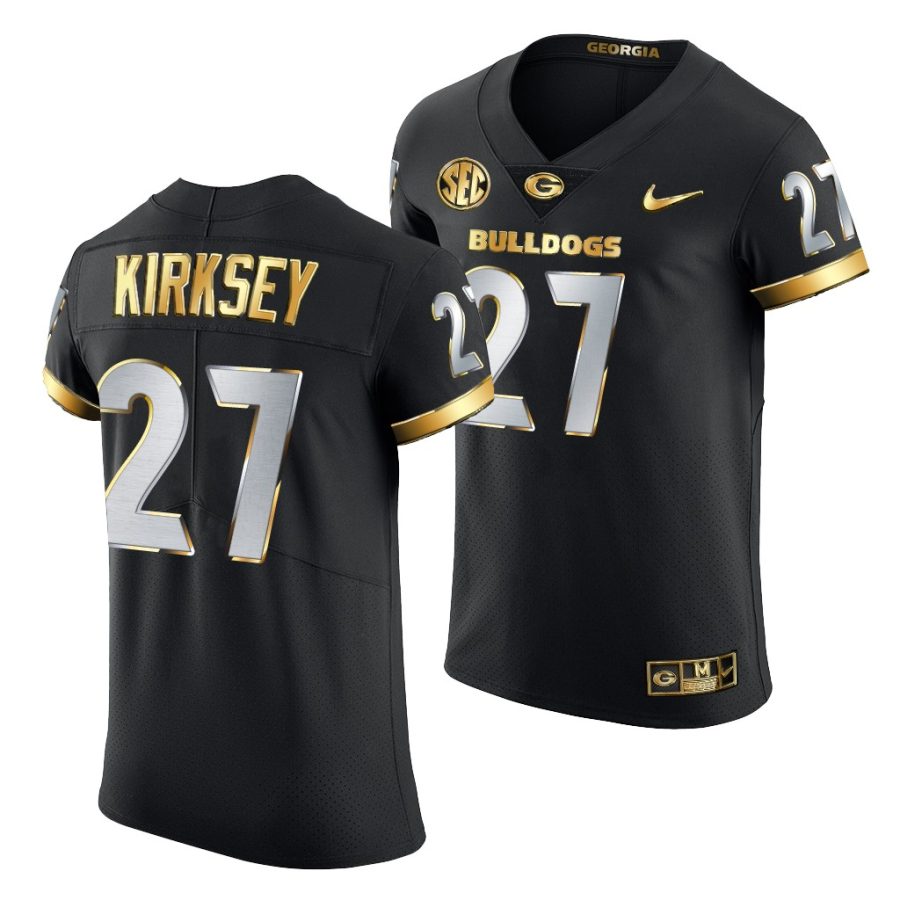 austin kirksey black golden edition georgia bulldogs jersey