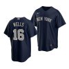 austin wells yankees 2020 mlb draft replica alternate navy jersey