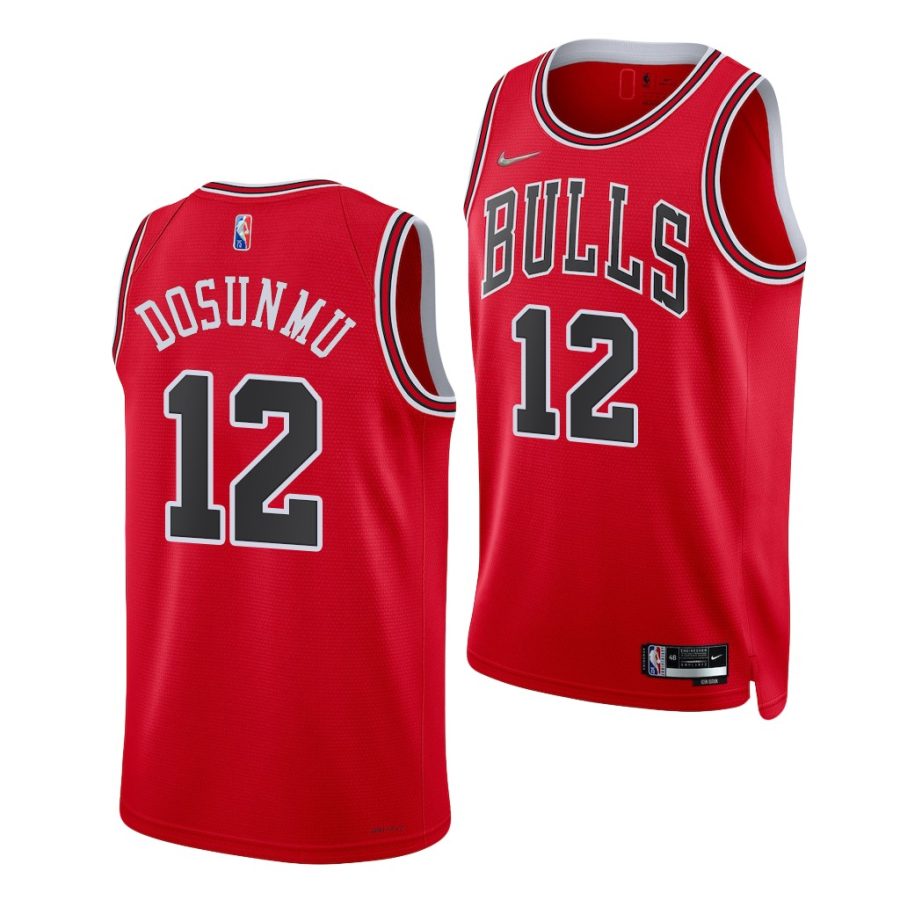 ayo dosunmu bulls 75th anniversary red icon edition 2021 22 jersey