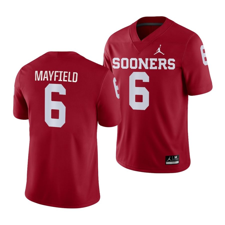 baker mayfield crimson game men's jersey