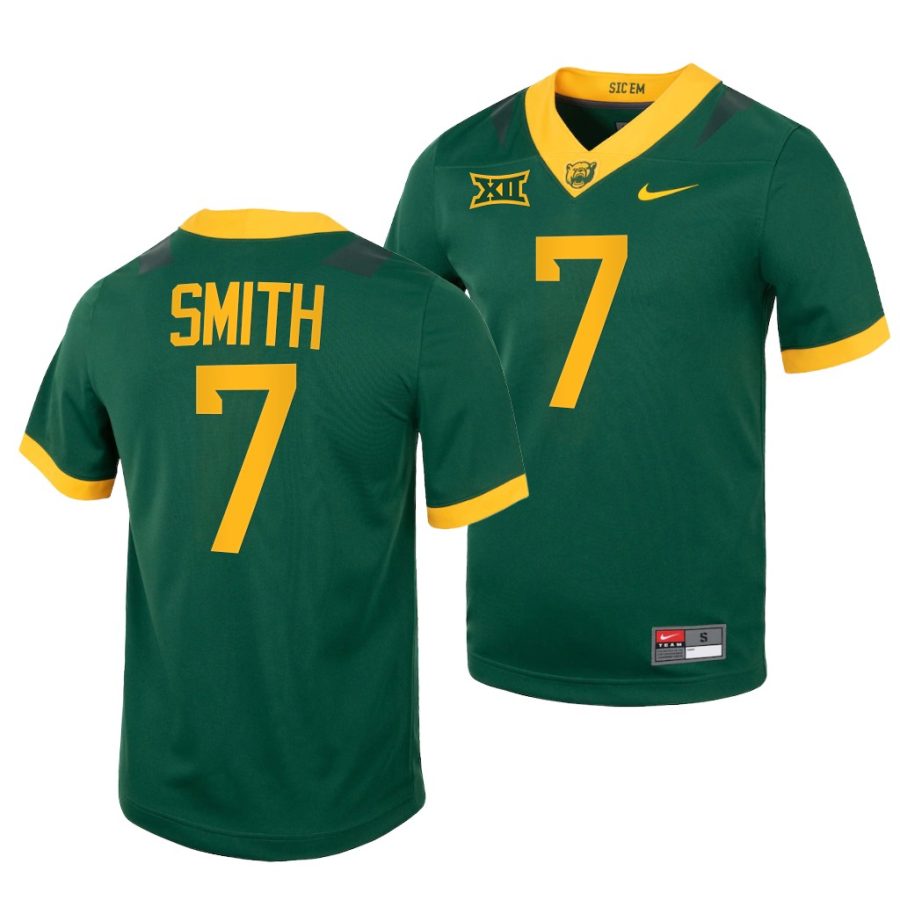 baylor bears abram smith green college football replica jersey