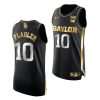 baylor bears adam flagler 2021 march madness golden authentic black jersey