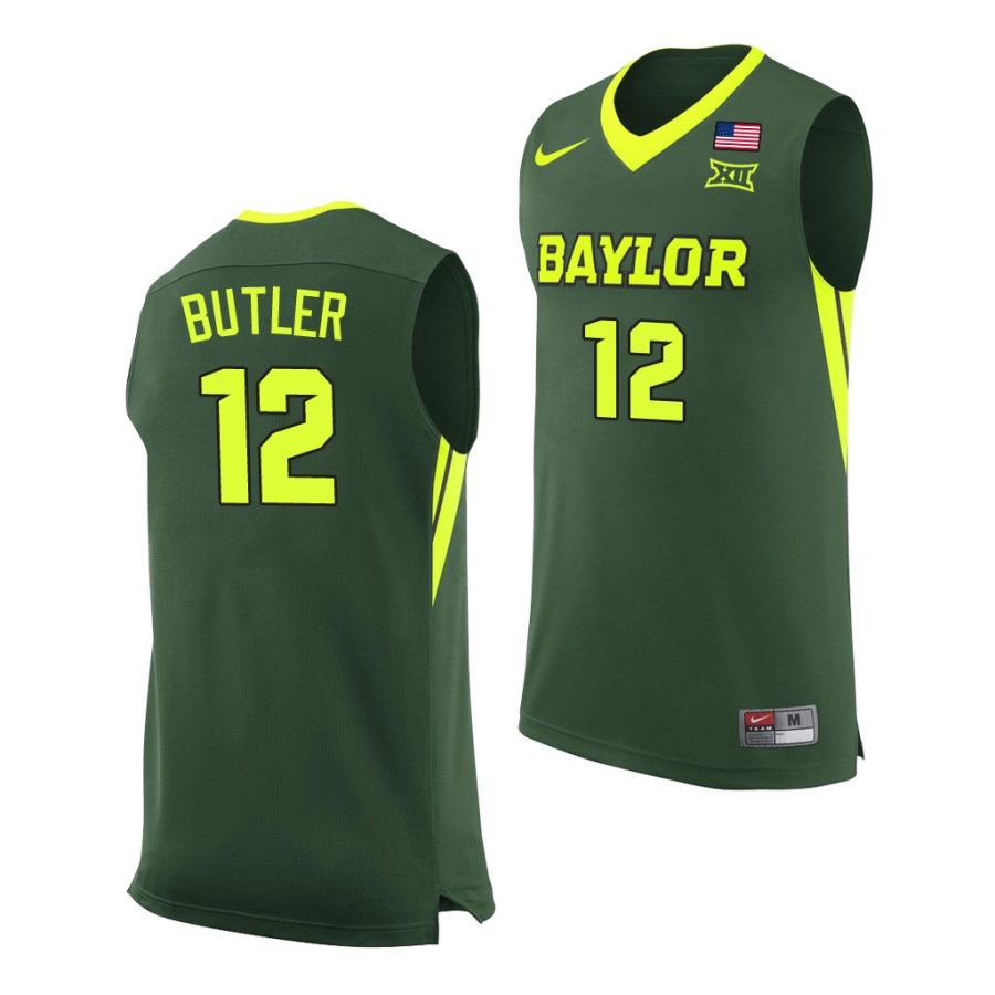 baylor bears jared butler green college basketball replica jersey