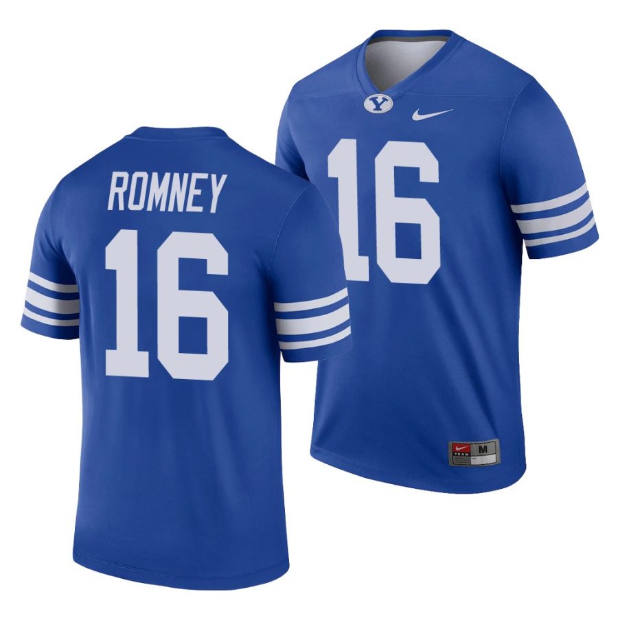 baylor romney royal college football byu cougars jersey