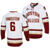 ben finkelstein ncaa college hockey white replica jersey