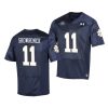 ben skowronek navy replica men's jersey