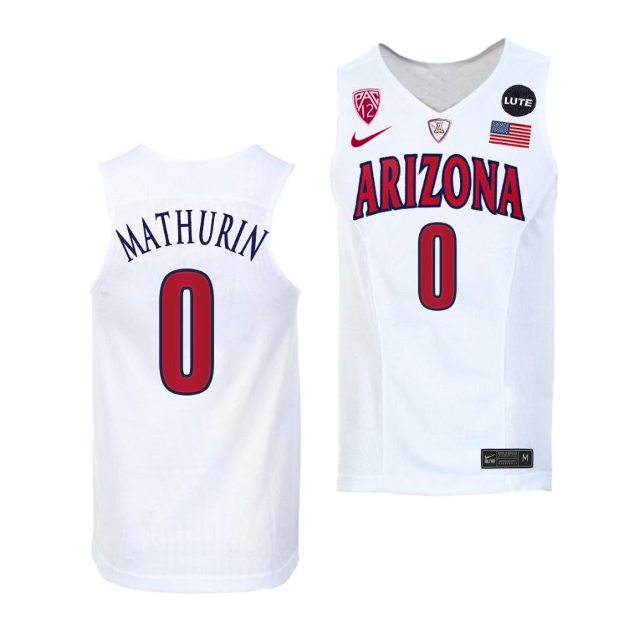 bennedict mathurin arizona wildcats college basketball 2021 22 replica jersey