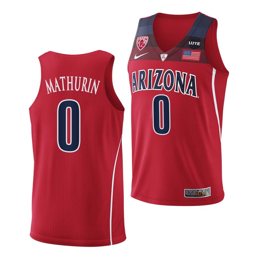 bennedict mathurin red college basketball 2021 22replica jersey