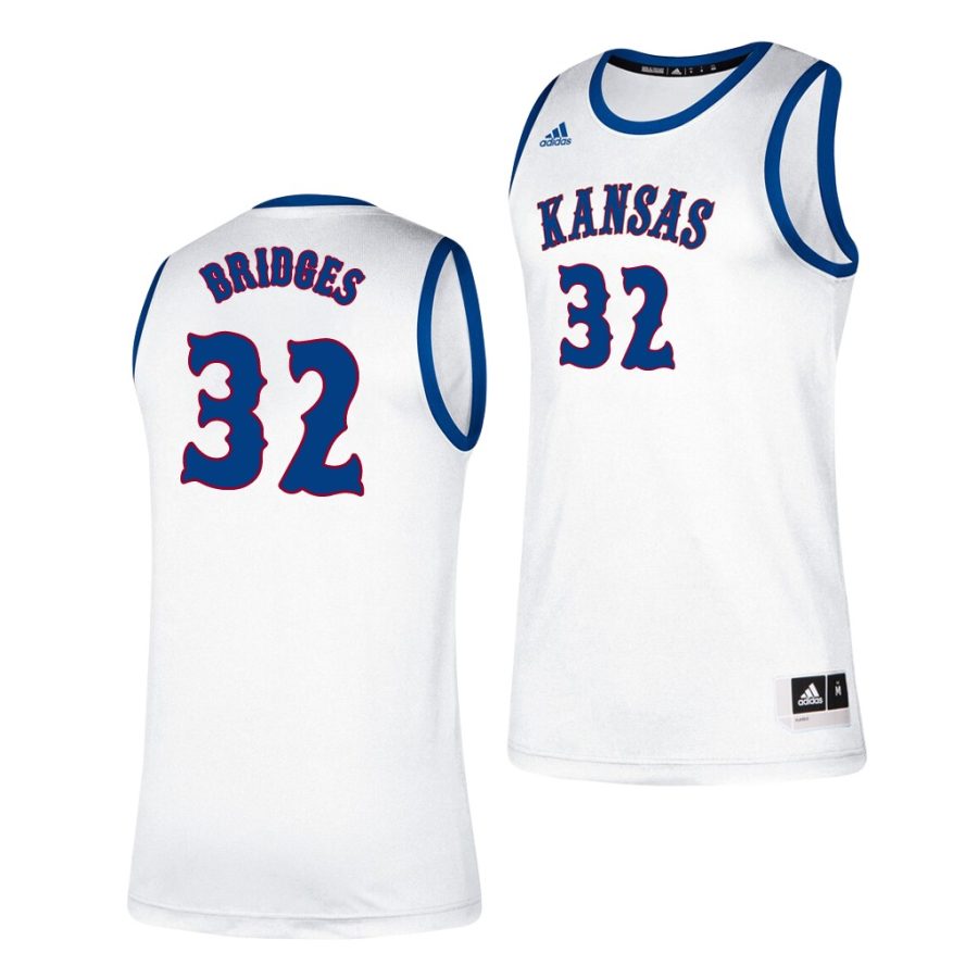 bill bridges white classic men's jersey