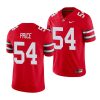 billy price scarlet college football men's jersey