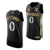 bobby pettiford kansas jayhawks golden edition 2021 22 authentic basketball jersey