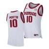 bobby portis white home arkansas razorbacks jersey