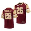 boston college eagles alec sinkfield maroon college football men jersey