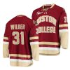 boston college eagles henry wilder 2021 22 college hockey maroon replica jersey