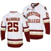 boston college eagles marc mclaughlin 2021 22 college hockey white performance jersey