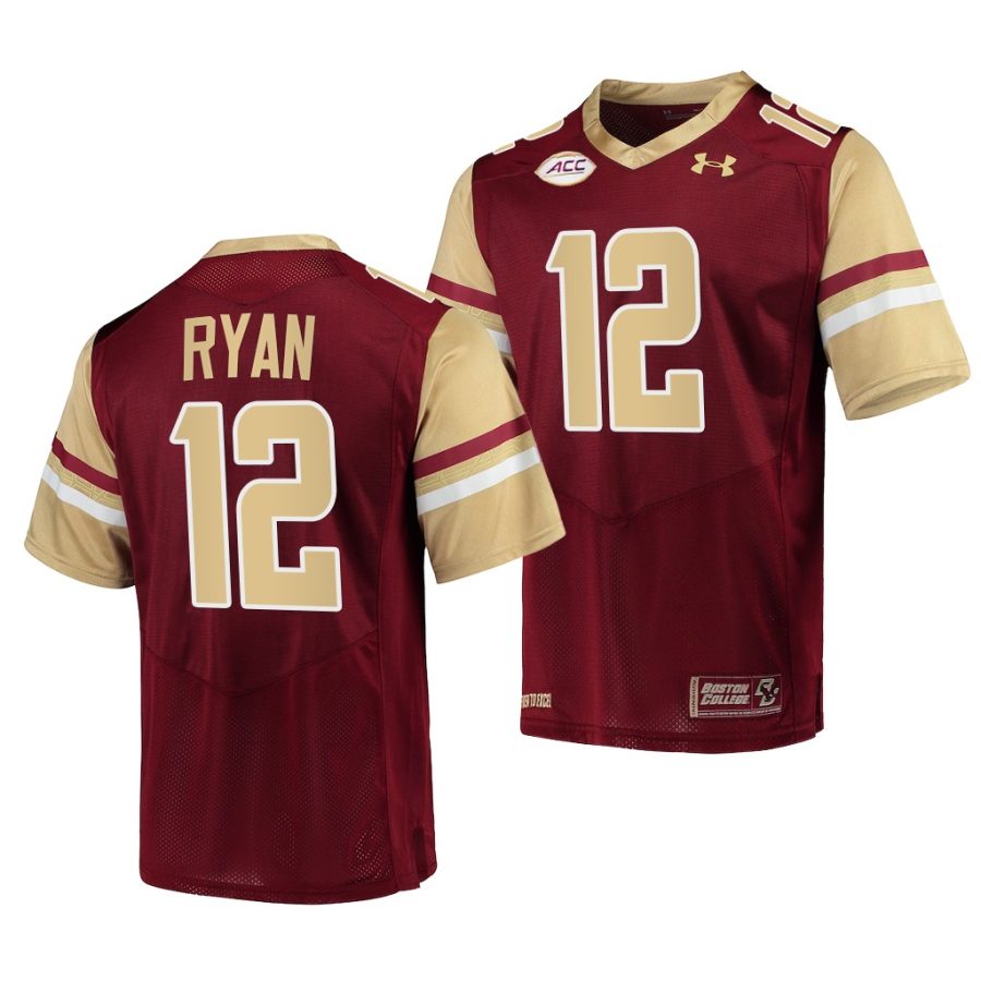 boston college eagles matt ryan maroon college football men jersey 1