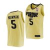 brandon newman purdue boilermakers college basketball 2021 22 top overall seed jersey