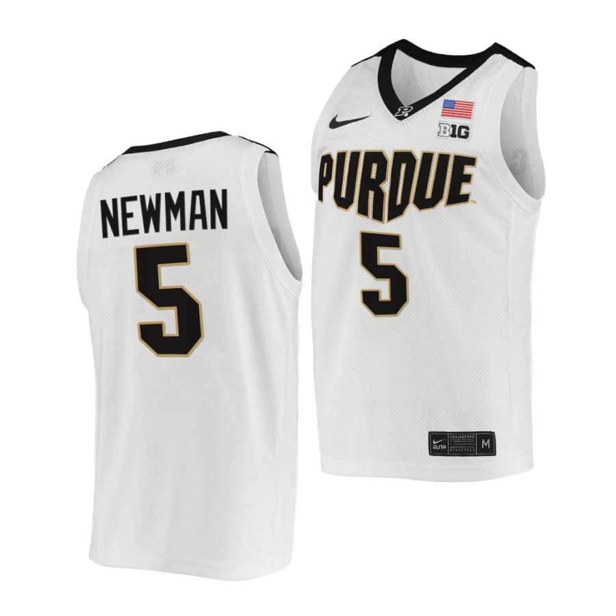 brandon newman white college basketball 2021 22replica jersey