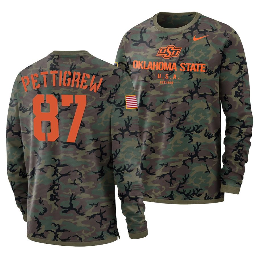 brandon pettigrew military appreciation veterans day 2021 camo shirt