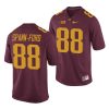 brevyn spann ford maroon replica men's jersey