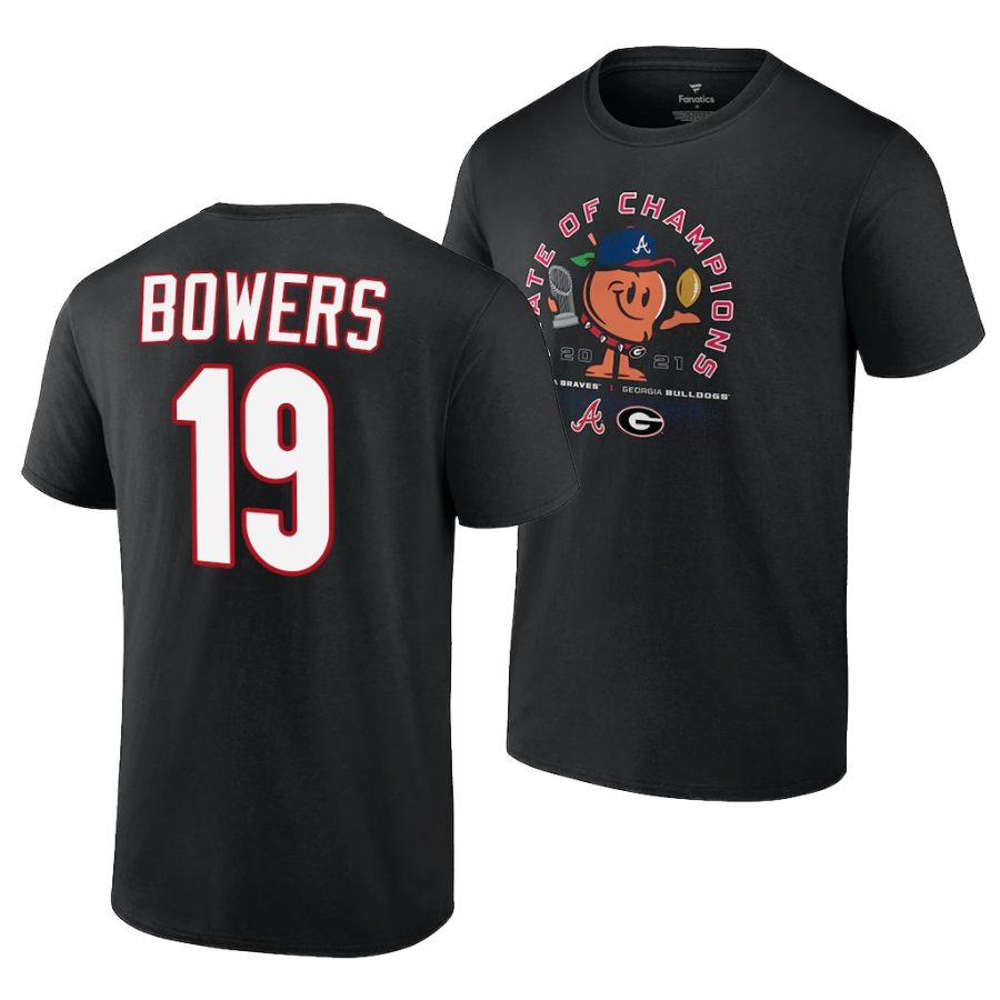 brock bowers black 2021 state of champions peach t shirts