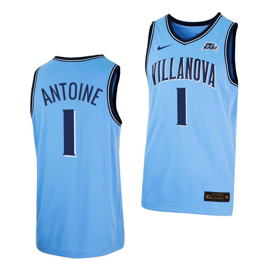 bryan antoine blue college basketball villanova wildcats jersey