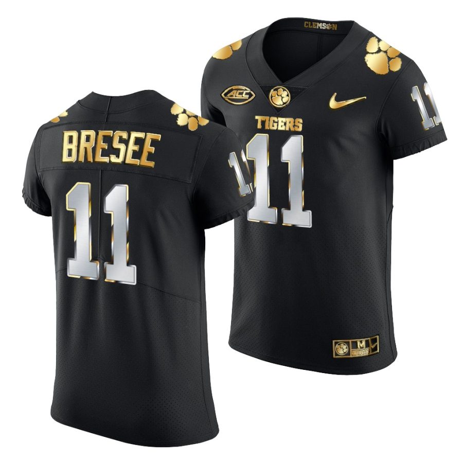 bryan bresee black golden edition clemson tigers jersey