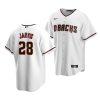 bryce jarvis diamondbacks 2020 mlb draft replica home white jersey